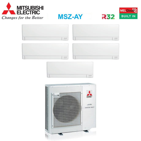 climatizzatore condizionatore mitsubishi electric penta split inverter linea plus serie msz ay 9_9_9_9_9 con mxz 5f102vf r 32 wi fi integrato 9000_9000_9000_9000_9000