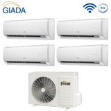 climatizzatore condizionatore quadri split inverter ferroli giada m 9000_9000_9000_9000 btu con 28 4 wi fi integrato alexa e google home 9_9_9_9 novita