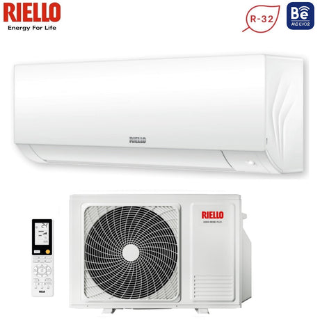 climatizzatore condizionatore riello inverter serie aaria mono plus 18000 btu amw50 plus r32 wi fi optional new 2018