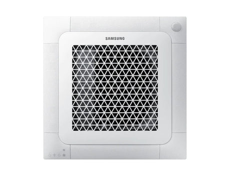 climatizzatore condizionatore samsung dual split inverter cassetta 4 vie mini windfree 18_18 con aj100txj5kg eu r 32 18000_18000 wi fi optional con griglia inclusa