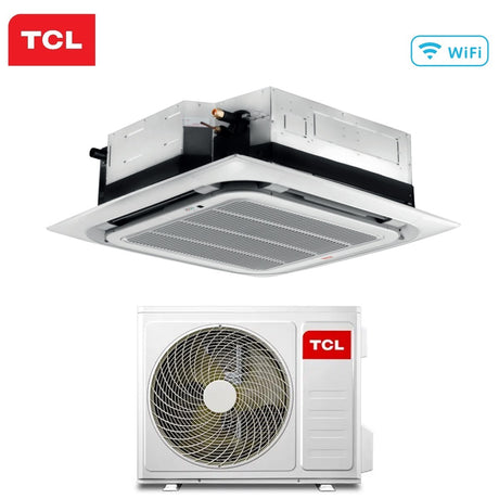 climatizzatore condizionatore tcl cassetta inverter 24000 btu mn24ss0 _ mt2410 r 32 wi fi integrato classe a__ a_ con griglia inclusa