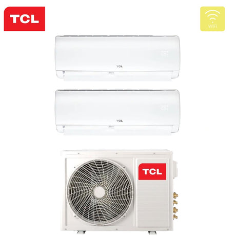 climatizzatore condizionatore tcl dual split inverter serie elite 9_12 con mt1820 r 32 wi fi integrato 9000_12000