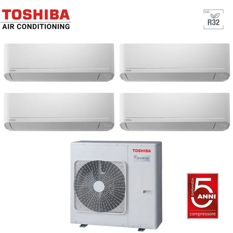 climatizzatore condizionatore toshiba quadri split inverter serie seiya 10_10_10_16 9_9_9_15 ras 4m27u2avg e r 32 wi fi optional 10000_10000_10000_16000 9000_9000_9000_15000