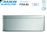 daikin unita interna a parete daikin bluevolution stylish total silver 7000 btu ftxa20bs r 32 wi fi integrato