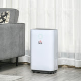 easycomfort deumidificatore da 20l 3 modalita e 2 velocita timer 24h design silenzioso 33.5x23x57cm bianco