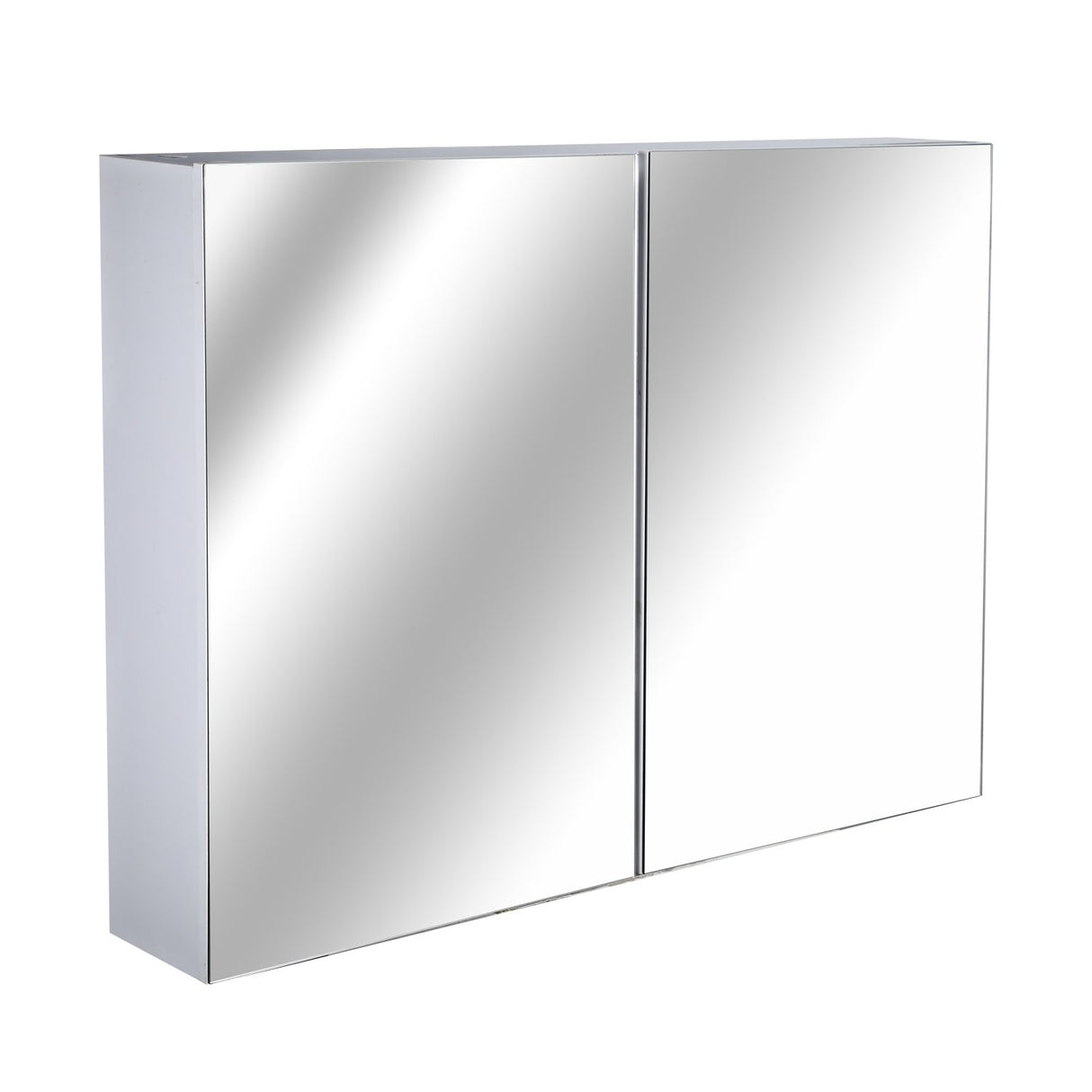 easycomfort easycomfort armadietto pensile da bagno con specchiera e 3 ripiani in mdf bianco 80 x 60 x 15cm ean 8054111844000