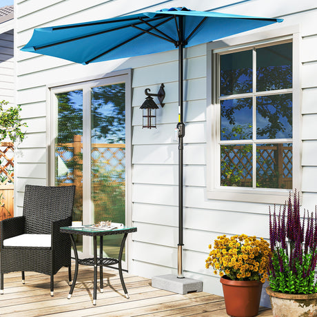 easycomfort easycomfort base per ombrellone da giardino 25kg per pali da 32mm 38mm e 48mm in granito e acciaio inox 45x22 5x40 cm grigia