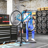 easycomfort easycomfort cavalletto bici per manutenzione con altezza regolabile girevole a 360 e pieghevole massimo 40 kg nero