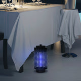 easycomfort easycomfort lampada antizanzare elettroinsetticida con luce uv per interno ed esterno 11x11x26 cm nero