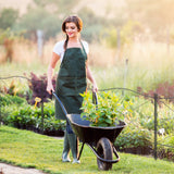 easycomfort easycomfort recinzione esterna a 5 pannelli in metallo con paletti 305x62 cm nera