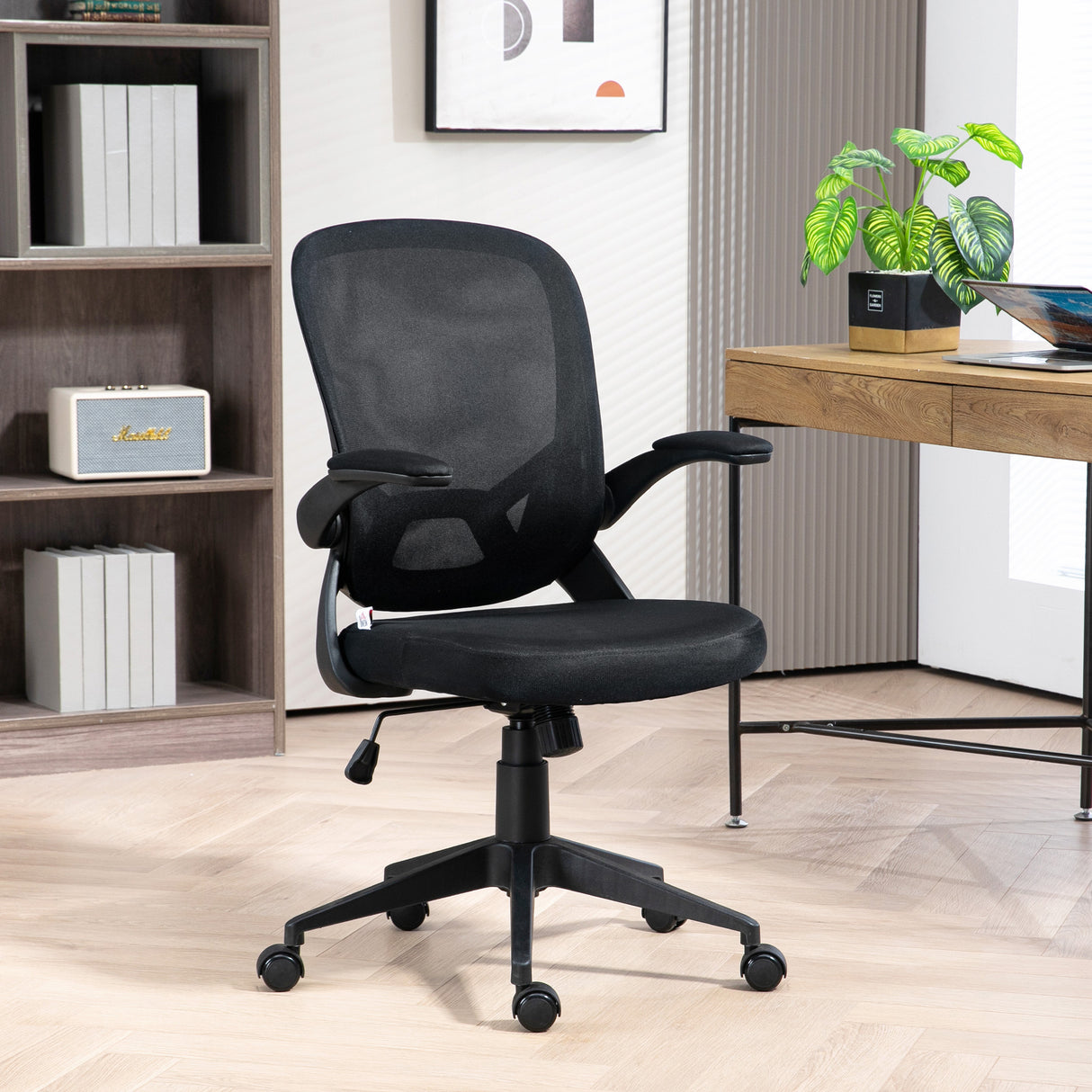easycomfort easycomfort sedia da ufficio ergonomica con altezza regolabile braccioli ribaltabili e tessuto a rete nero