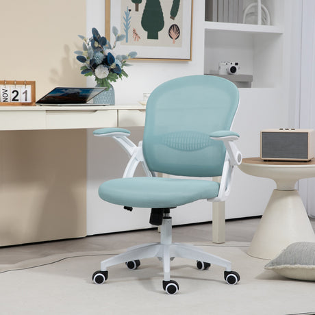 easycomfort easycomfort sedia da ufficio ergonomica con schienale a rete e altezza regolabile 65 5x61 5x88 97 5cm azzurro