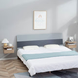 easycomfort easycomfort set da 2 comodini moderni sospesi con cassetto e ripiano in legno 35x32x22 5cm rovere