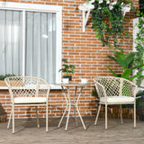 easycomfort easycomfort set da giardino in rattan con 2 poltroncine con cuscini e tavolino da caffe in vetro khaki