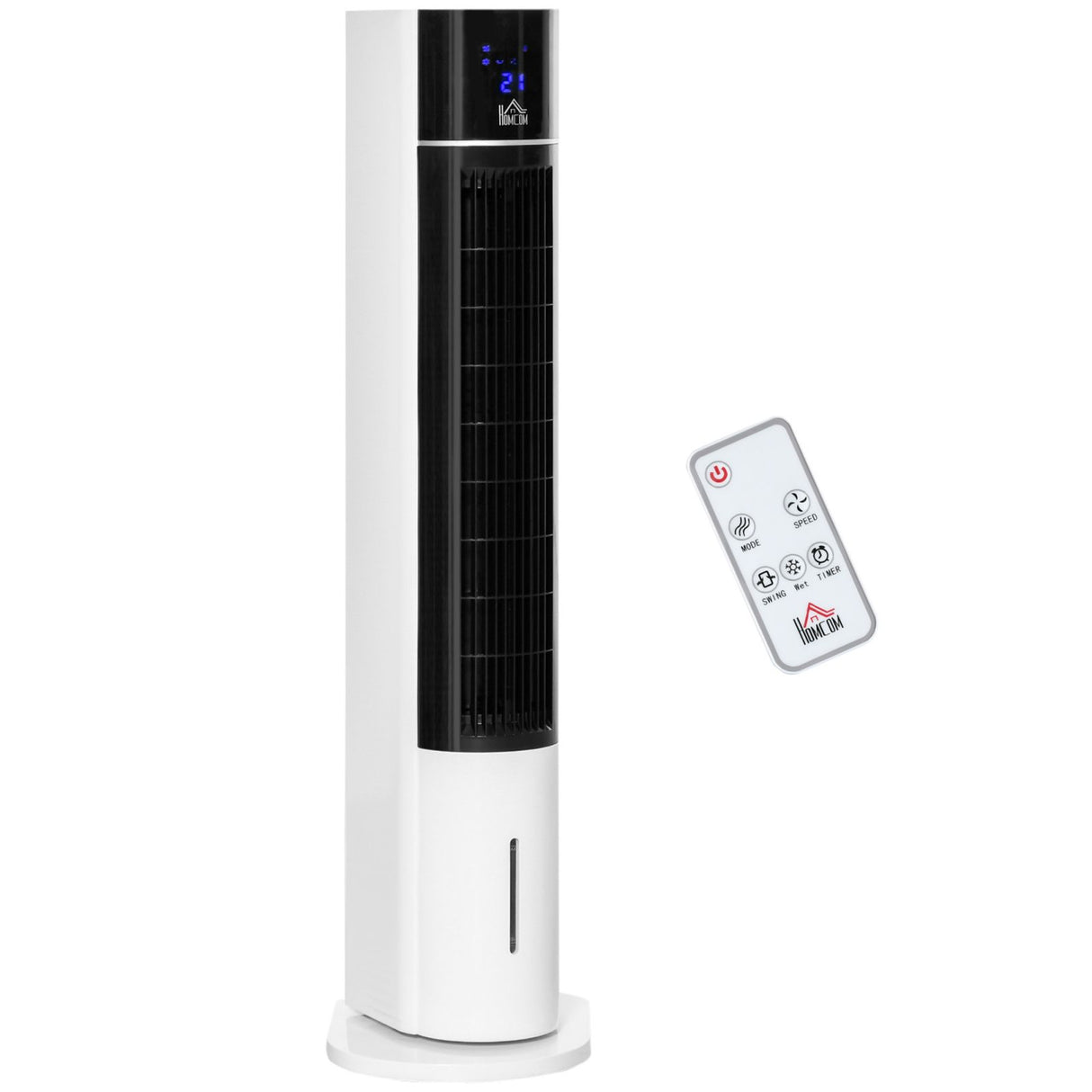easycomfort ventilatore raffrescatore evaporativo 3 modalita e 3 velocita timer oscillazione e telecomando bianco