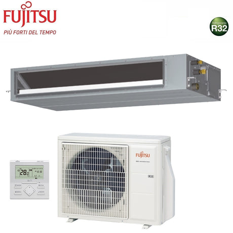 fujitsu climatizzatore condizionatore fujitsu canalizzato canalizzabile serie km eco 30000 btu arxh30kmtap r 32 3ngf89880 con filocomando incluso