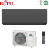 fujitsu condizionatore fujitsu kj black 12000 btu aseh12kjcalb r 32 wi fi integrato