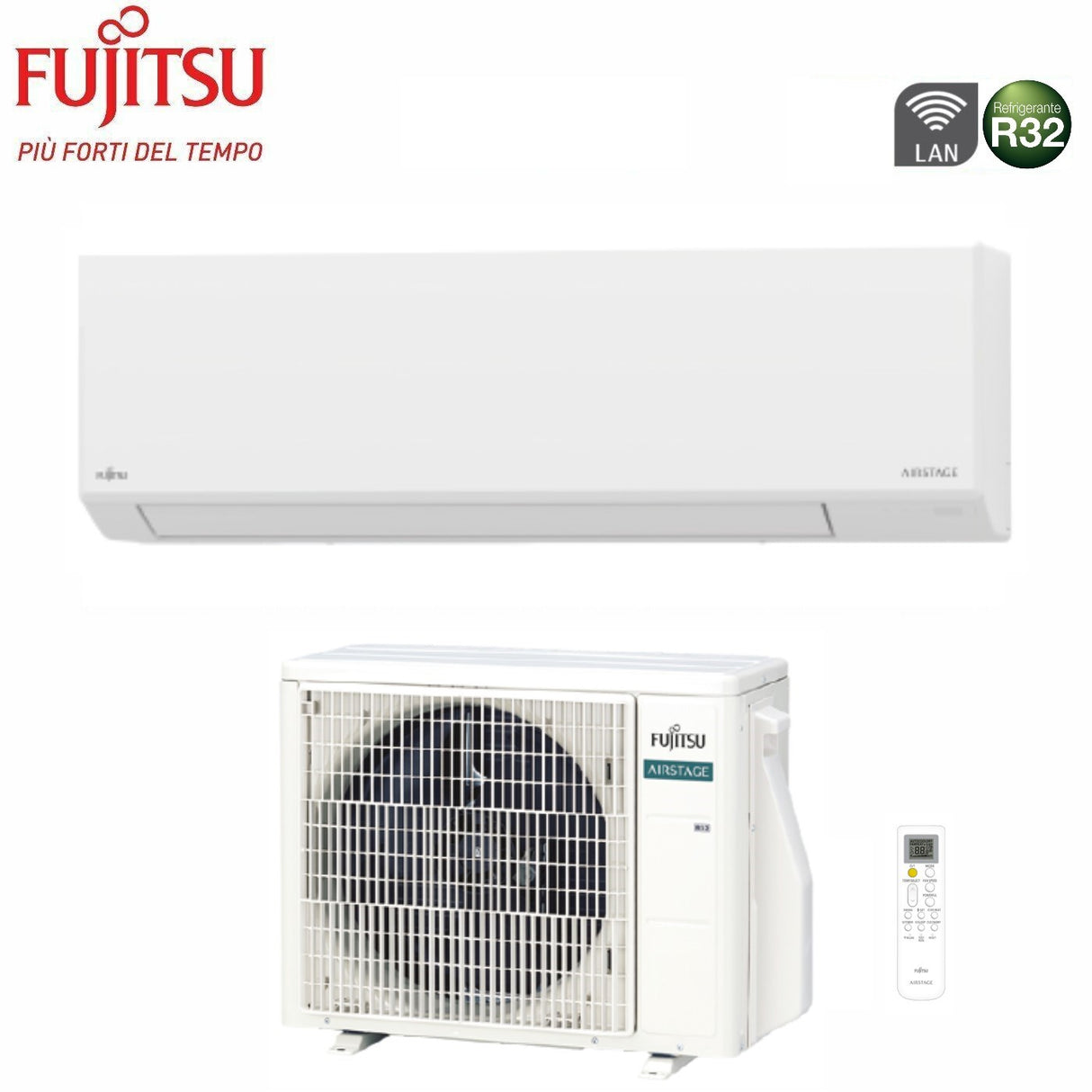 fujitsu condizionatore fujitsu kl 12000 btu aseh12kltbl r 32 wi fi integrato