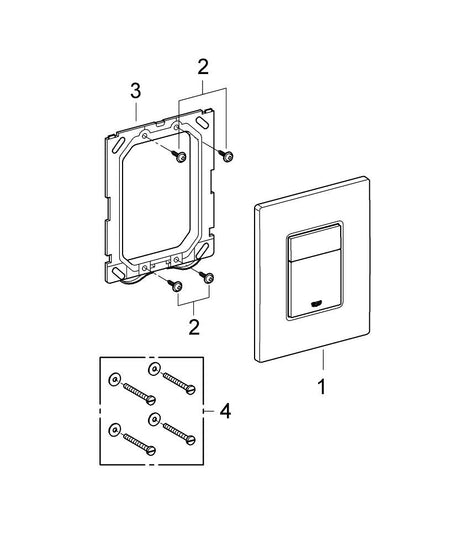 grohe placca di comando grohe skate cosmopolitan oro ean 4005176427725