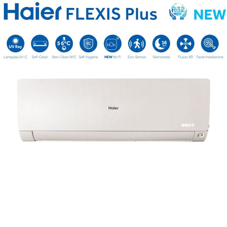 haier climatizzatore condizionatore quadri split inverter haier serie flexis white 7000700070007000 btu con 4u75s2sr2fa wifi integrato r 32 wi fi 7777 novita