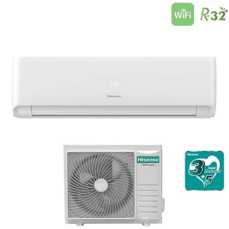 hisense climatizzatore condizionatore hisense inverter serie ecosense 9000 btu kf25mr01g r 32 wi fi integrato
