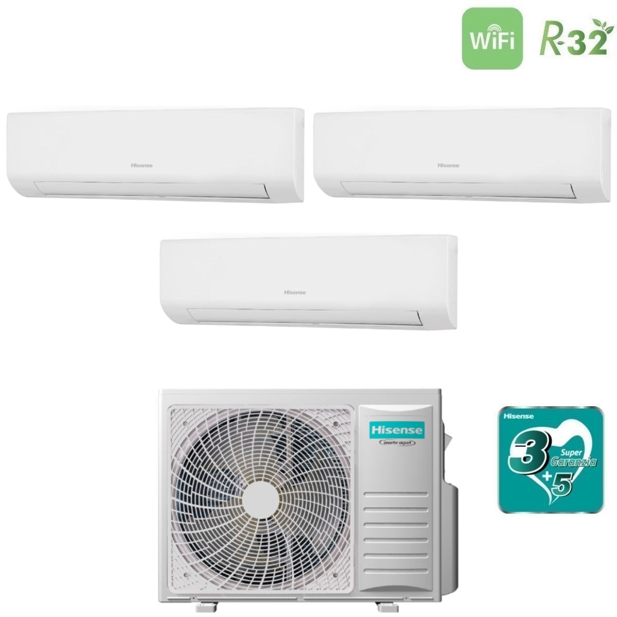 hisense climatizzatore condizionatore hisense trial split inverter serie energy ultra 9912 con 3amw62u4rjc r 32 wi fi integrato 9000900012000