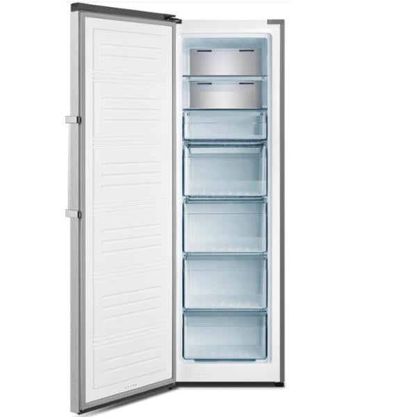 hisense congelatore verticale hisense fv354n4bie 260 litri classe e total no frost led display argento ean 6921727054876