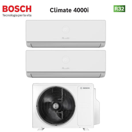 junkers bosch condizionatore dual split bosch climate 4000i 99 con 5000m 532 e r 32 wi fi optional