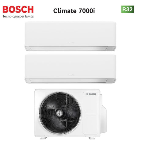junkers bosch condizionatore dual split bosch climate 7000i white 715 con 5000m 532 e r 32 wi fi integrato