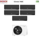 junkers bosch condizionatore penta split bosch climate 7000i black 77799 con 5000m 1255 e r 32 wi fi integrato