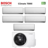 junkers bosch condizionatore penta split bosch climate 7000i silver 99999 con 5000m 1054 e r 32 wi fi integrato