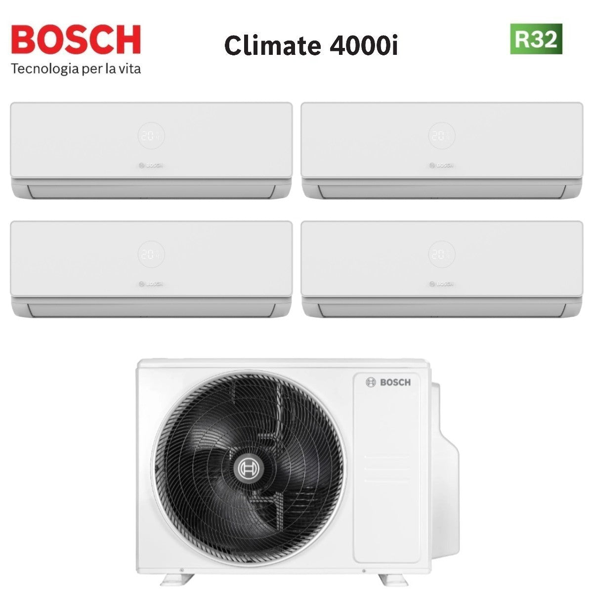 junkers bosch condizionatore quadri split bosch climate 4000i 99912 con 5000m 1054 e r 32 wi fi optional