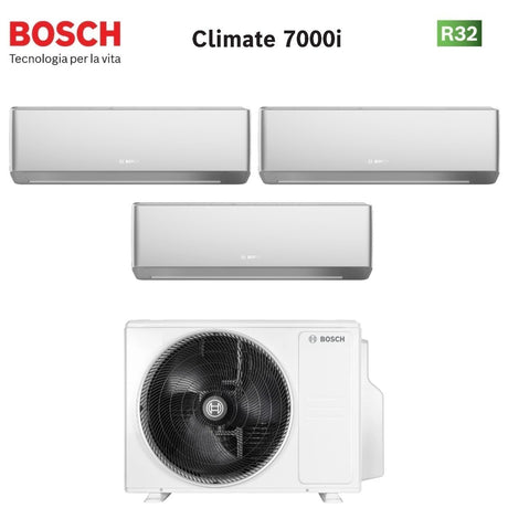 junkers bosch condizionatore trial split bosch climate 7000i silver 7712 con 5000m 623 e r 32 wi fi integrato