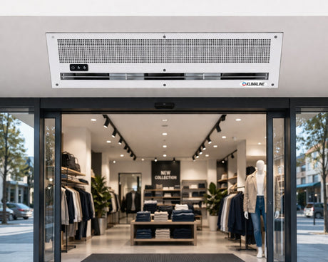 klimaline barriera d aria ad incasso klimaline ecoline 1s 739b da 150 cm 2 velocita senza resistenza con telecomando incluso