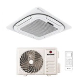 kosami condizionatore a cassetta kosami 18000 btu r 32 wi fi integrato con griglia e telecomando