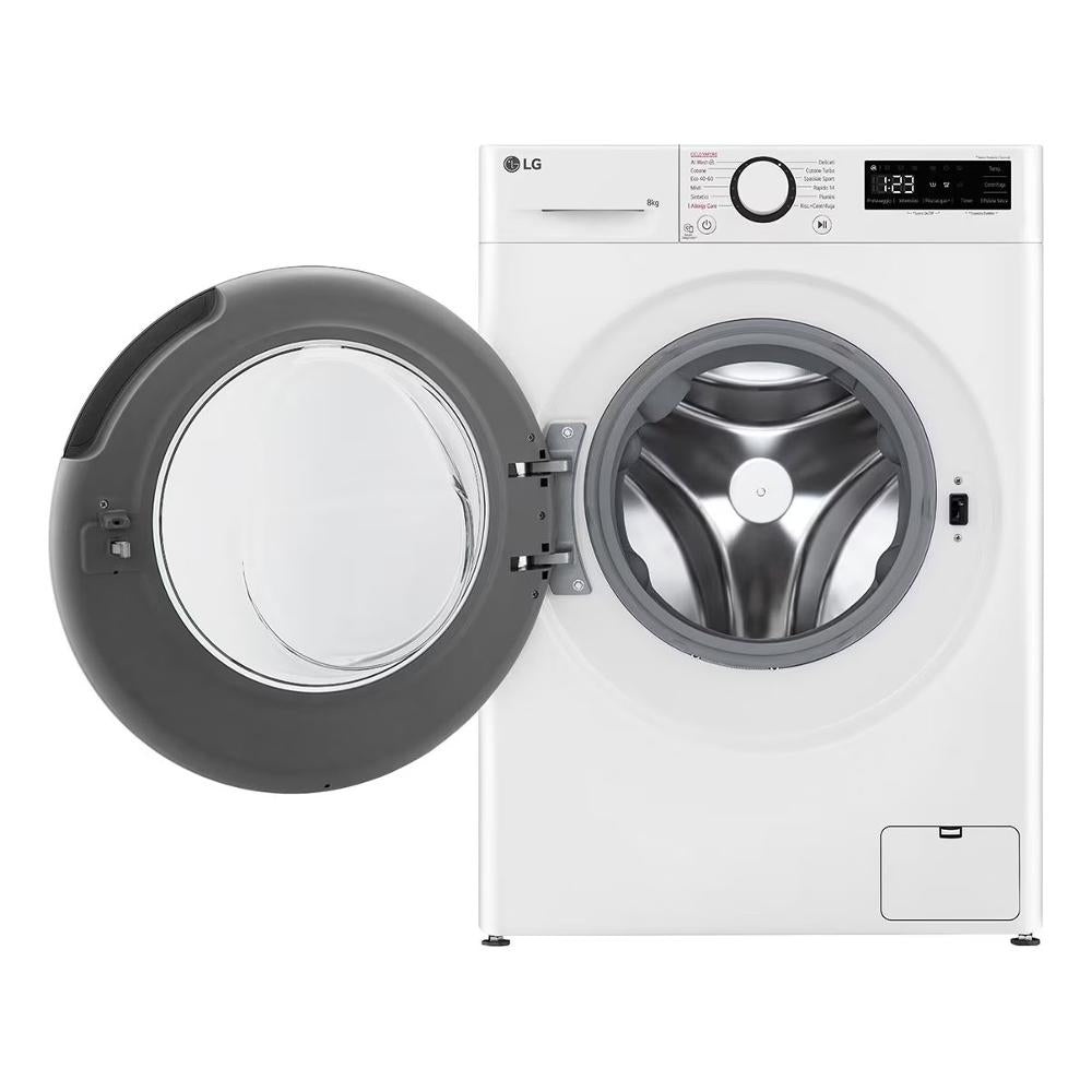 lg area occasioni 2528 lavatrice a carico frontale lg ai dd serie r3 f2r3s08nswb 8 kg 1200 giri a85xl60xp475 programma vapore steam motore inverter