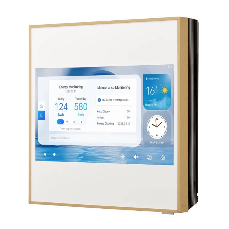 lg condizionatore lg dual split inverter artcool gallery lcd 91212 con mu3r21 r 32 wi fi integrato