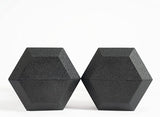 manubri da palestra nilox nxdumbbell25 2.5 kg cad.1 con rivestimento in gomma impugnatura acciaio