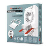 meliconi kit sovrapposizione lavatrice asciugatrice meliconi torre smart l60 con ripiano estraibile universale 60 cm bianco
