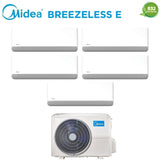 midea condizionatore penta split midea breezeless e 999912 con m5oe 42hfn8 q r 32 wi fi integrato