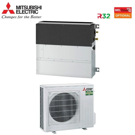 mitsubishi electric climatizzatore condizionatore mitsubishi electric pavimento ad incasso inverter 18000 btu sfz m50va suz m50va r 32 wi fi optional