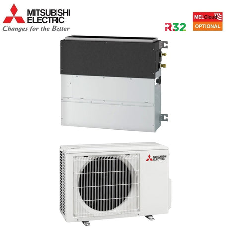 mitsubishi electric climatizzatore condizionatore mitsubishi electric pavimento ad incasso inverter 9000 btu sfz m25va suz m25va r 32 wi fi optional