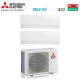mitsubishi electric condizionatore mitsubishi electric dual split ay 77 con mxz 2f33vf r 32 wi fi integrato