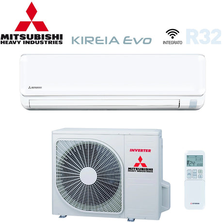 mitsubishi heavy industries climatizzatore condizionatore mitsubishi heavy industries inverter serie kireia evo 22000 btu srk 63 ztl w r 32 wi fi integrato