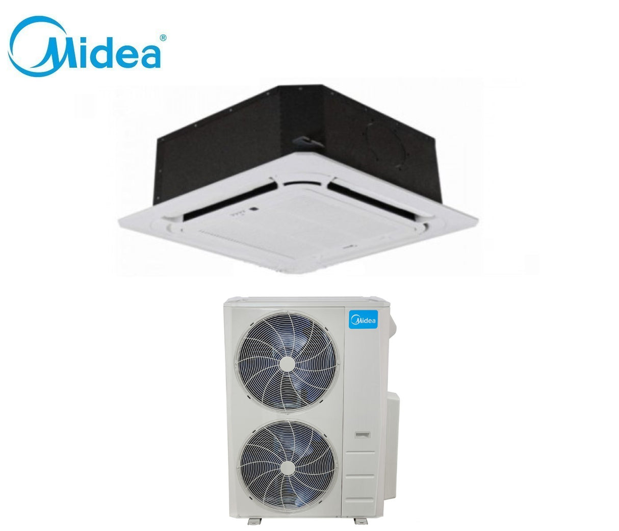 offerta climatizzatore condizionatore cassetta 4 vie slim midea inverter 60000 btu mcde 160 _ moue 160t trifase r 410 con griglia inclusa