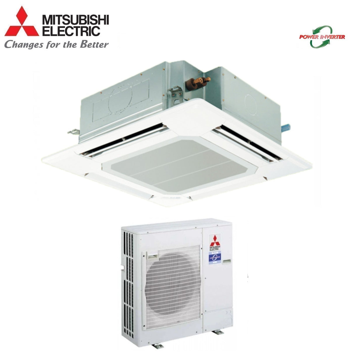 offerta climatizzatore condizionatore mitsubishi electric a cassetta power inverter 21000 btu pla rp60ba _ puhz zrp60vha2 monofase r 410 con griglia standard e comando remoto inclusi
