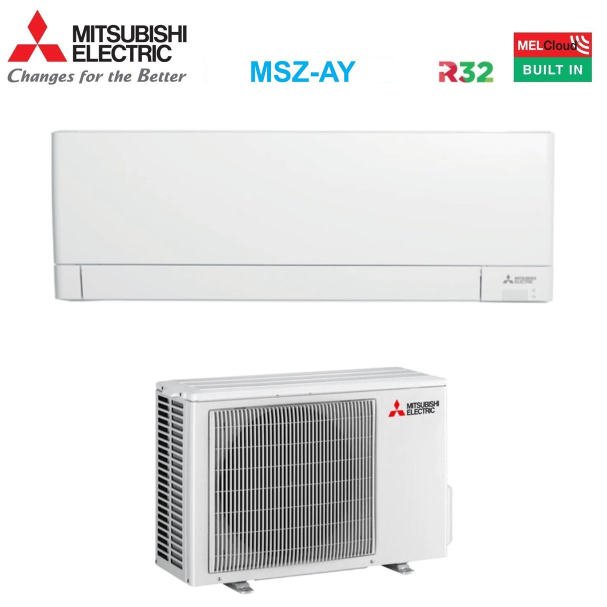 offerta climatizzatore condizionatore mitsubishi electric inverter linea plus serie msz ay 9000 btu msz ay25vgkp _ muz ap25vg r 32 wi fi integrato r 32