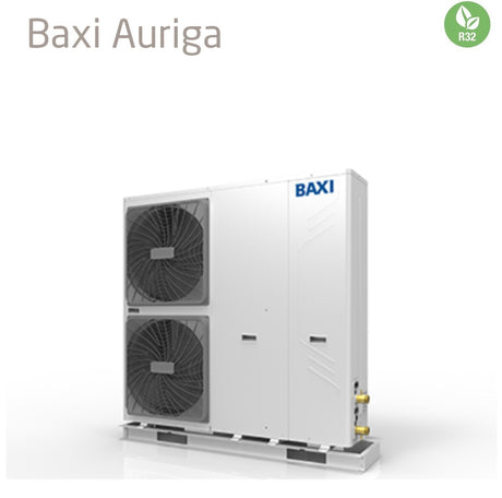 offerta pompa di calore aria acqua monoblocco inverter baxi auriga 12t r 32 trifase a7749310 con pannello di comando remoto incluso
