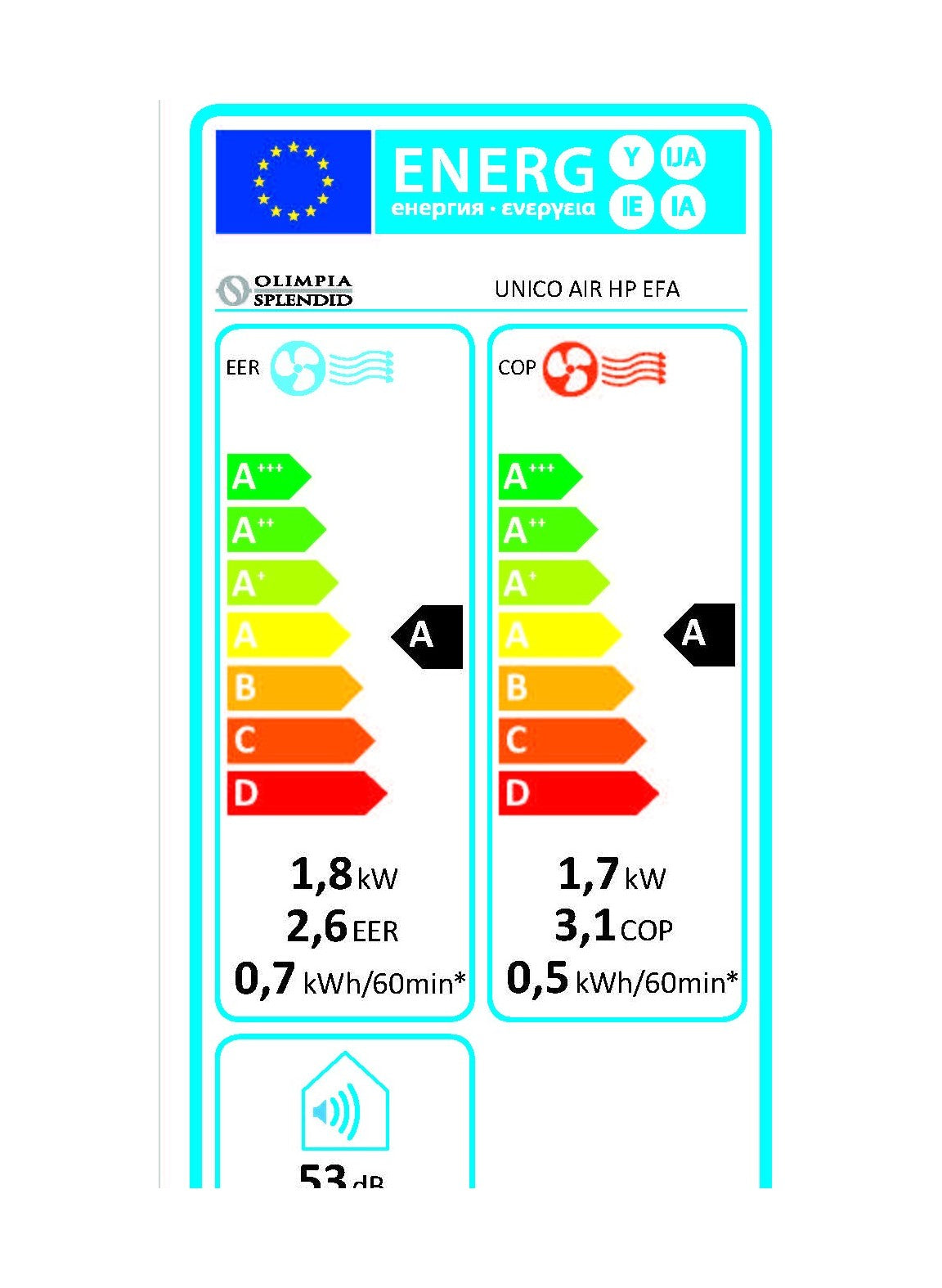 olimpia splendid area occasioni 2339 condizionatore olimpia splendid unico air hp efa 18 kw