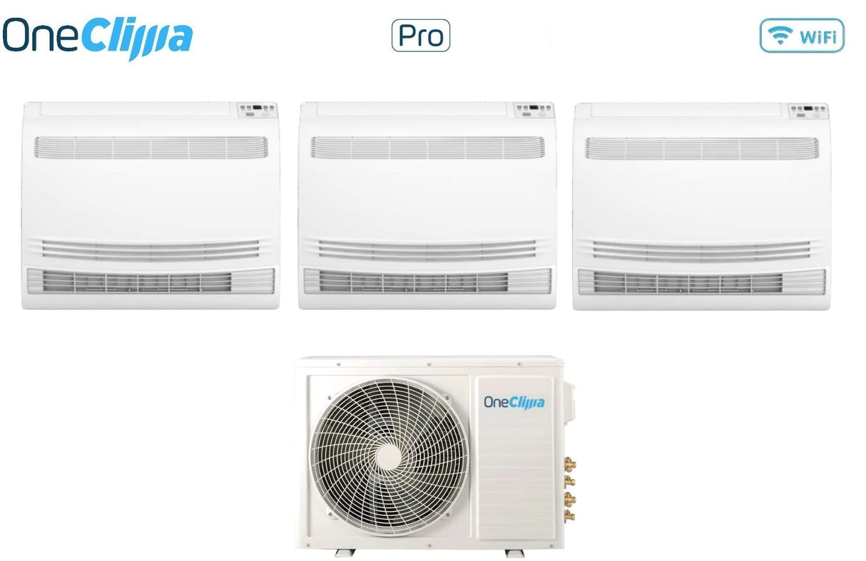 oneclima condizionatore oneclima trial split console 121212 con mlt27x3y24 r 32 wi fi optional con telecomando di serie